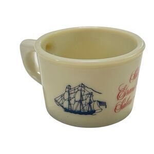OLD SPICE Shaving Mug Cup Ship Grand Turk Salem 1786 by Shulton 1970’s